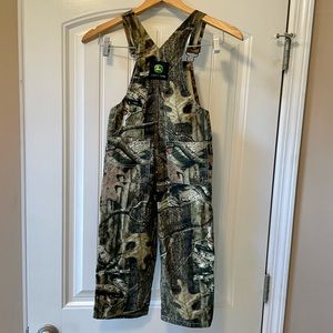 John Deere Mossy Oak Breakup Overalls, Size 5 Boys, Like New
